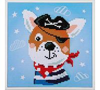 Vervaco Kit Peinture Diamant, Blanc, 22 x 22 cm