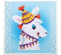 Vervaco Kit Peinture Diamant, Blanc, 22 x 22 cm