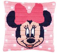 Vervaco Kit Point Long: Coussin: Disney: Minnie Mouse Blanc