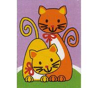 Vervaco Kit Tapisserie Chats Qui Jouent