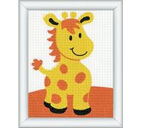 Vervaco Kit tapisserie Une petite girafe, ca. 12,5 x 16 cm / 5" x 6,4"