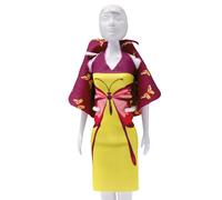 Vervaco PN-0164622 Kit de création de tenue de couture, Assortie, Convient à toute poupée de mode de 29 cm