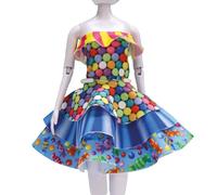 Vervaco PN-0164624 Kit de création de tenue de couture, Assortie, Convient à toute poupée de mode de 29 cm