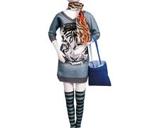 Vervaco PN-0164628 Kit de création de tenue de couture, Assortie, Convient à toute poupée de mode de 29 cm