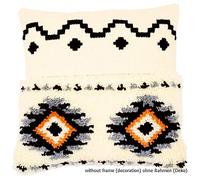 Vervaco PN-0179019 Ethnisch Lot de 2 housses de coussin en coton à broder Multicolore Env. 40 x 40 cm.