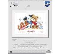 Vervaco Kit de point de croix "Beaux animaux", modèle à compter, 28x19cm