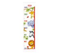 Vervaco Kit point de croix compté – Tableau mesure de la hauteur enfant COUCOU 18 x 70 cm