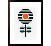 Vervaco Point De Croix Compté Kit Tableau Complet Set FLEUR De Broderie Loisir Créatif Maison Decoration Cadeau DIY ca. 14 x 25 cm Counted Cross Stitch Embroidery