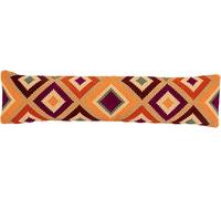 Vervaco Point De Croix Kit Coussin Bas de Porte Motifs KELIM Decoration Manuelle Broderie Kit Adulte Art Creatif Cadeau DIY Cross Stitch Embroidery ca. 80 x 20 cm Cross Stitch Embroidery