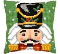 Vervaco Point De Croix Kit Coussin Complet Set CASSE-NOISETTE Decoration Manuelle Broderie Kit Adulte Art Creatif Cadeau DIY 40 x 40 cm Cross Stitch Embroidery