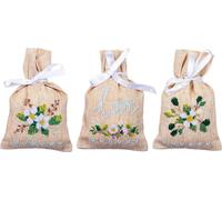 Vervaco Sachets d'herbes Set point de croix "Amour" 3 pièces, motif à compter, 8x12cm