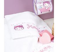 Vervaco Serviette, Hello Kitty dans La Salle De Bain, Multi-Couleurs