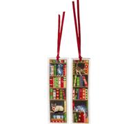 Vervaco Set de 2 points de croix "Cats on a Bookshelf", motif à compter, 6x20cm