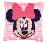 Vervaco Kit Point Long: Coussin: Disney: Minnie Mouse Blanc