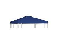Vidaxl Recouvrement De Remplacement D'auvent 310 G/M2 3x3 M Bleu Foncé