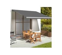 Vidaxl Tissu De Remplacement Pour Auvent Anthracite 4,5x3,5 M