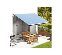 Vervangingsdoek voor luifel 4,5x3,5 m blauw en wit311920