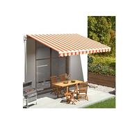 Vervangingsdoek voor luifel 4,5x3,5 m geel en oranje312020