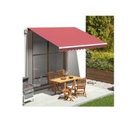 Vidaxl Tissu De Remplacement Pour Auvent Bordeaux Rouge 4x3,5 M Rouge