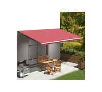 Vervangingsdoek voor luifel 6x3 m bordeauxrood311973