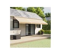 vidaXL Tissu de remplacement pour auvent rayures multicolores 6x3,5 m