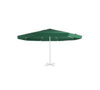 vidaXL Tissu de remplacement pour parasol d'extérieur Vert 500 cm 312539