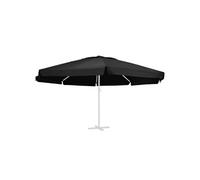 vidaXL Vervangingsdoek voor parasol 600 cm zwart312552 Noir G