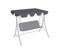vidaXL Vervangingsluifel voor schommelbank 150/130x105/70 cm antraciet312099 Anthracite G
