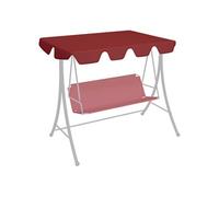 Vervangingsluifel voor schommelbank 150/130x105/70 cm wijnrood312107