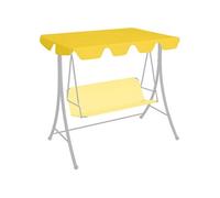 Vervangingsluifel voor schommelbank 188/168x145/110 cm geel312091