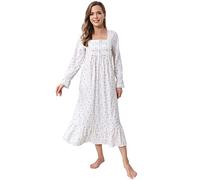 Verve Jelly Chemise de Nuit d'allaitement pour Femmes, vêtements de Nuit pour Allaitement, vêtements de Nuit Sexy, Floral Violet XL