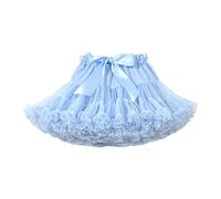 Verve Jelly Jupe tutu moelleuse douce et lisse pour bébés filles avec couvre-couche princesse tenues de fête bleu M 5-7 T