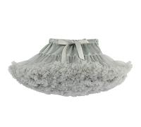 Verve Jelly Jupe tutu moelleuse pour bébé fille enfant en bas âge en tulle fête d'anniversaire tutu princesse à plusieurs niveaux jupe tutu filles jupe tutu en tulle superposé gris s 2-4 ans