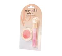 Very Bella Bear Set - Kit de maquillage pour enfants avec gloss à lèvres et blush - Kit de beauté sur le thème de l'ours mignon pour filles à partir de 6 ans - Parfait pour se déguiser, jouer créatif