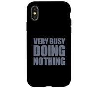 Very Busy Doing Nothing Coque pour iPhone X/XS