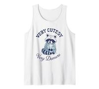 Very Cutesy Very Demure Funny Sarcastic Raton Laveur Débardeur