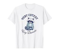 Very Cutesy Very Demure Funny Sarcastic Raton Laveur T-Shirt