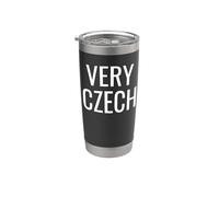 Very Czech Czechia Czech Republic Gobelet isotherme en acier inoxydable double paroi