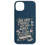 Very Good Advice Alice au Pays des Merveilles Citation Coque pour iPhone 14 Plus