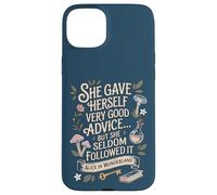 Very Good Advice Alice au Pays des Merveilles Citation Coque pour iPhone 15 Plus