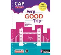 Cahier D'anglais Cap 2de Bac Pro A2/A2+ Very Good Trip