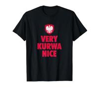 Very Kurwa Nice Poland Polska Polskie T-Shirt Graphique avec Valeur
