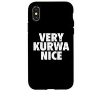 Very Kurwa Nice Pologne Polska Polskie Very Nice Coque pour iPhone X/XS