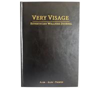 Very Visage Journal de bien-être esthéticienne avec suivi client, instructions quotidiennes et affirmations - Planificateur d'auto-soins de 6 mois avec réinitialisation nerveuse pour les