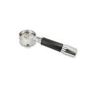 Verybarista IMS Precision Porte-filtre sans fond avec poignée en cuir Compatible avec les machines à expresso Breville, Sage 54 mm