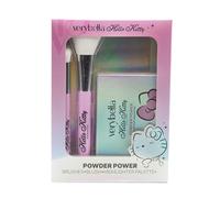 verybella - Ensemble de maquillage Hello Kitty composé de palettes avec fard à joues et éclaircissant et 2 pinceaux de maquillage pour un maquillage irréprochable