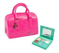 Verybella Lot de 6 fards à paupières avec poignées et Miroir Fuchsia