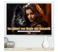 Verzaubert von Magie und Romantik (hochwertiger Premium Wandkalender 2026 DIN A2 quer), Kunstdruck in Hochglanz: Bezaubernde Motive für junge und junggebliebene Frauen