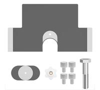 Vesa Adaptateur de montage pour iMac 24" m1 m2 puce en aluminium Kit de conversion 75 x 75 mm Compatible avec bras de moniteur Installation sans outil