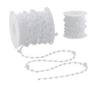 Vesaneae 10 Mètres Cordon de Chaîne de Perles,Chaîne de Remplacement pour Store,Rouleau Corde de Perle de Rideau,Store Enrouleur Chaîne,Chaîne de Store Verticale,pour Stores à Bandes Verticales